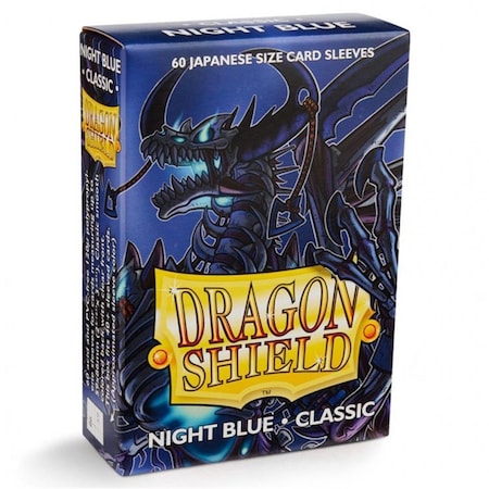 Complete Athlete Dragon Shield Japanese Night BU Deck Protector, 60PK CO3295224